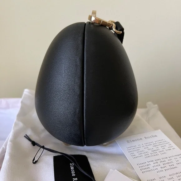 Simone Rocha Micro Egg Leather Bag - Picture 7 of 9